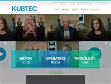 Tablet Screenshot of kubtec.com